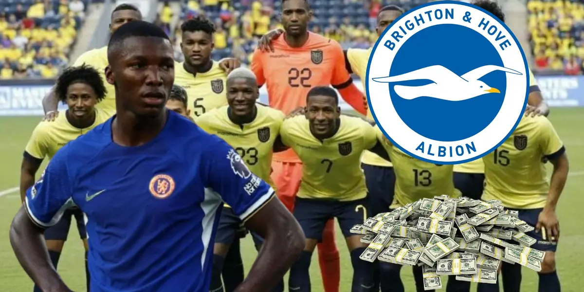 Lo quieren Chelsea y Moisés Caicedo, pero apareció Brighton y les quitaría a este ecuatoriano por 30 millones  