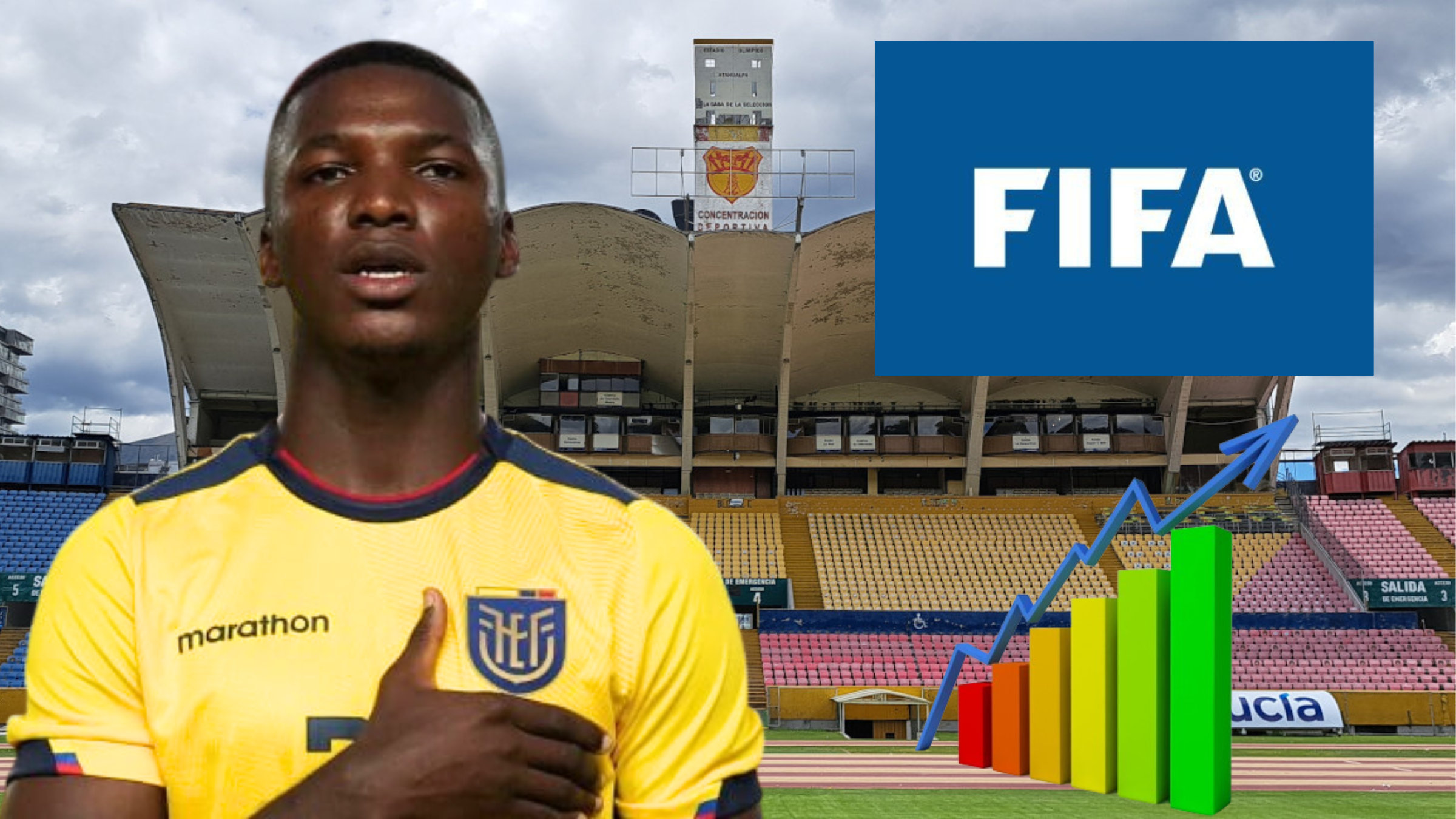 Moisés Caicedo (Foto tomada de: Primicias/Moisés Caicedo/FIFA/Avícola)