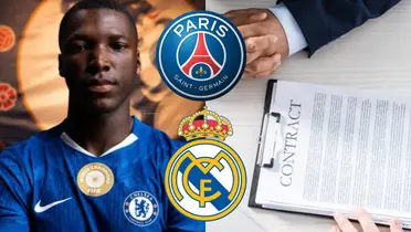 Moisés Caicedo-Real Madrid-PSG / Foto: API