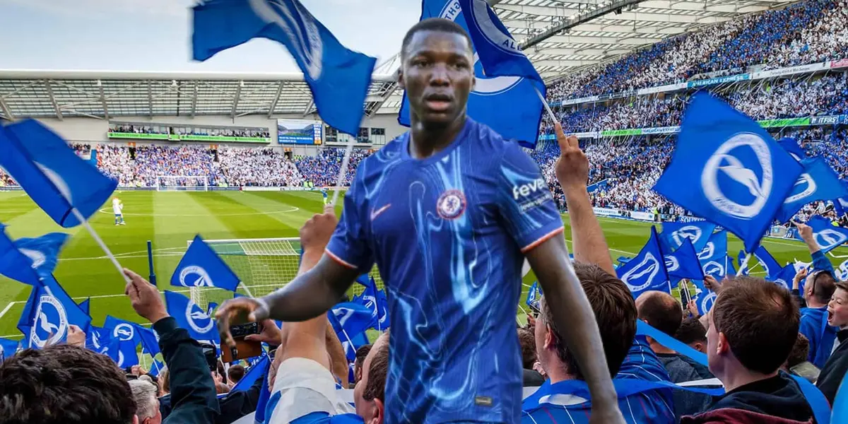 (VIDEO) No lo perdonan, esto le hicieron los hinchas de Brighton a Moisés Caicedo al ver que es capitán de Chelsea