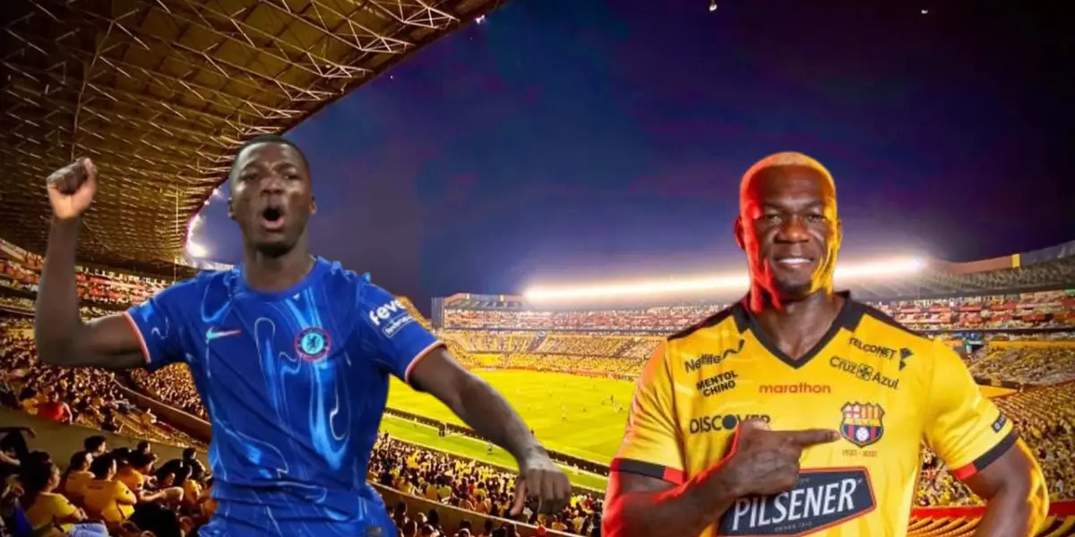 Moisés Caicedo y Felipe Caicedo / Foto de: El Futbolero Ecuador 