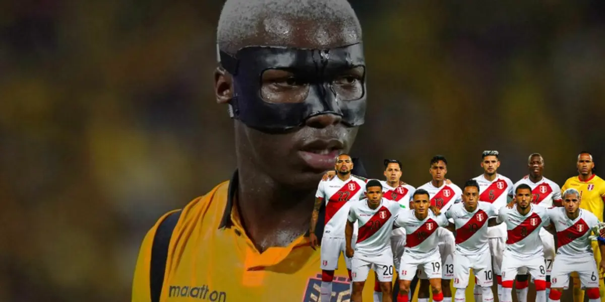 Moisés Caicedo y la selección de Perú 