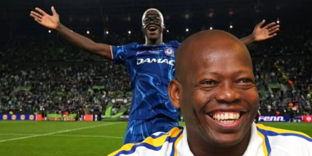 Moisés Caicedo y Tino Asprilla 