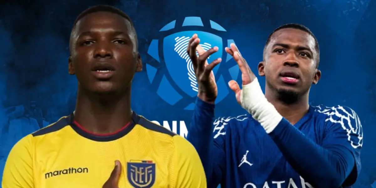 Moisés Caicedo y Willian Pacho 