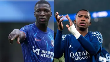 Moisés Caicedo y Willian Pacho 