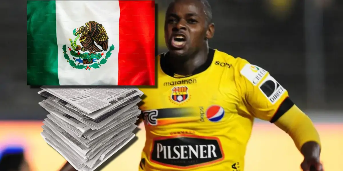 Aunque fue goleador en Barcelona SC, un medio mexicano se burló de Narciso Mina y mira lo que hizo