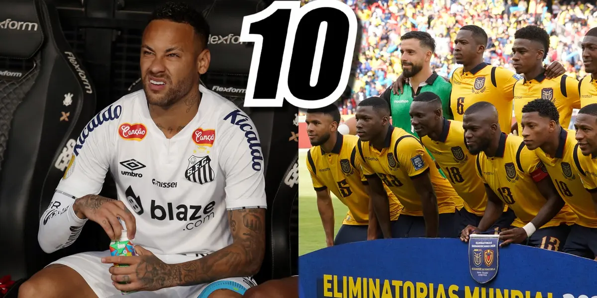Neymar-Santos-Selección Ecuatoriana / Foto: El Futbolero Ecuador