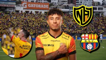 Ni bien llegó y el gran recibimiento de la hinchada de Barcelona SC a Joao Rojas