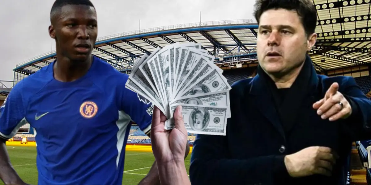 No soporta ganar menos que Moisés Caicedo y Pochettino habló