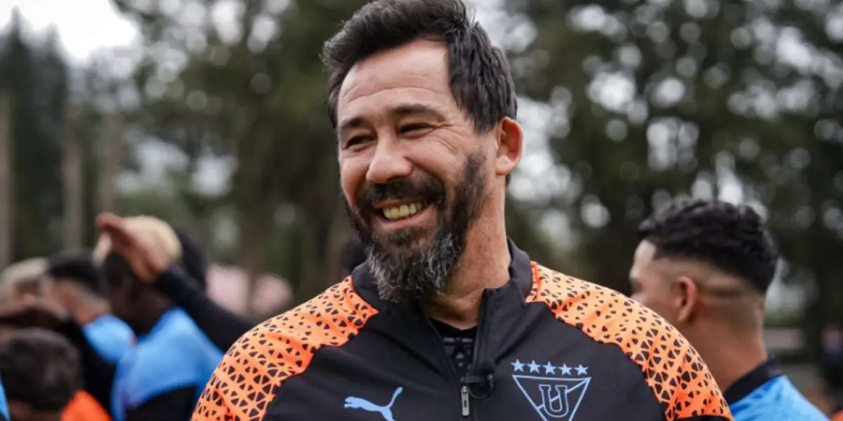 Pablo Sánchez, entrenador de Liga de Quito / Foto: El Comercio