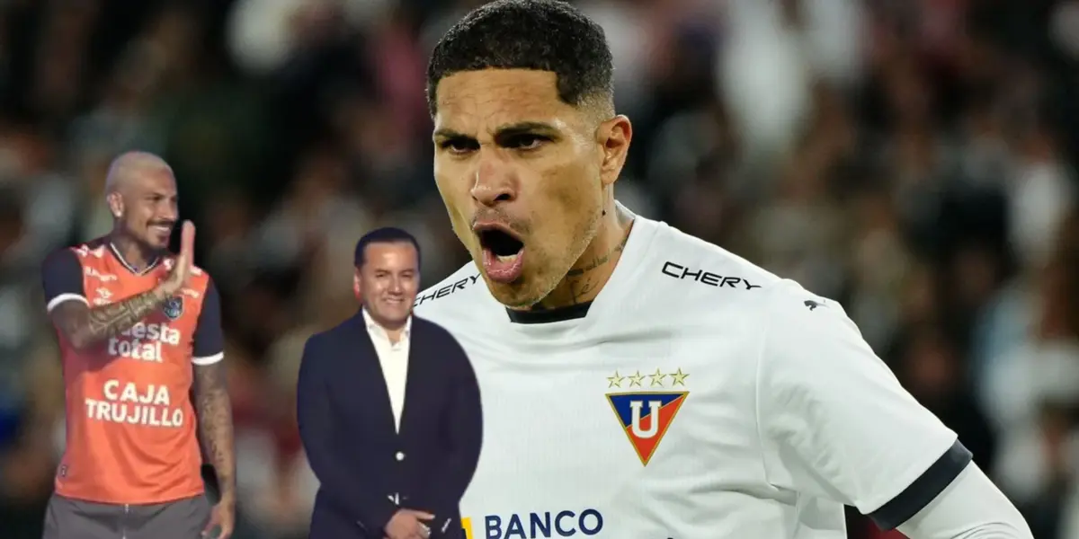 Paolo Guerrero fue presentado en la César Vallejo de Perú. FOTO: La Razón 