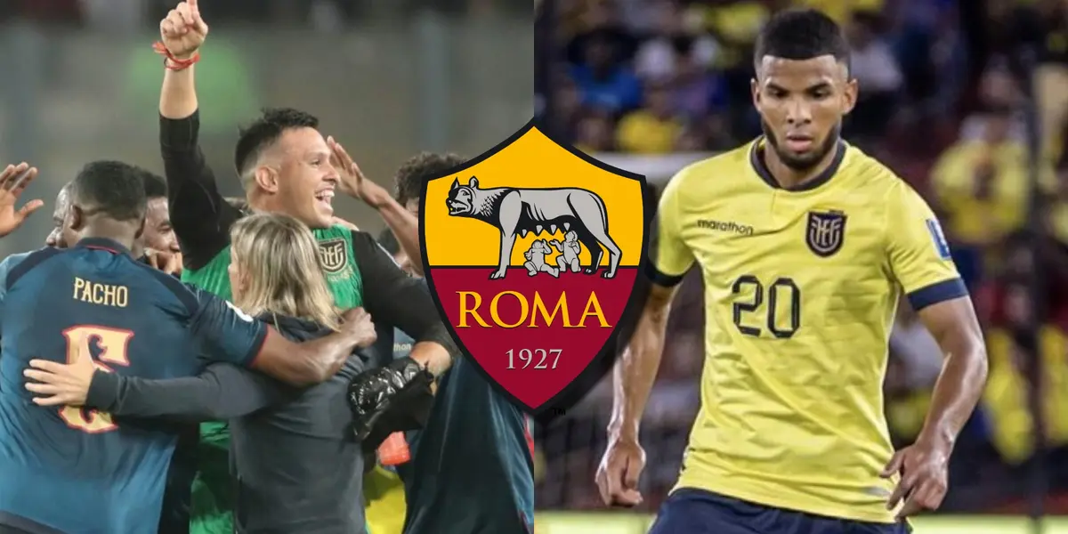 Pedro Vite-AS Roma / Foto: Olé