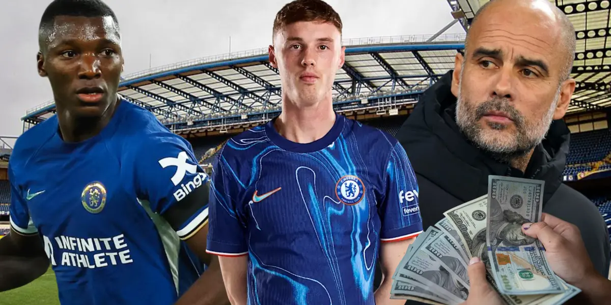 Para romper el récord de Moisés Caicedo, lo que pagaría Pep Guardiola por Cole Palmer