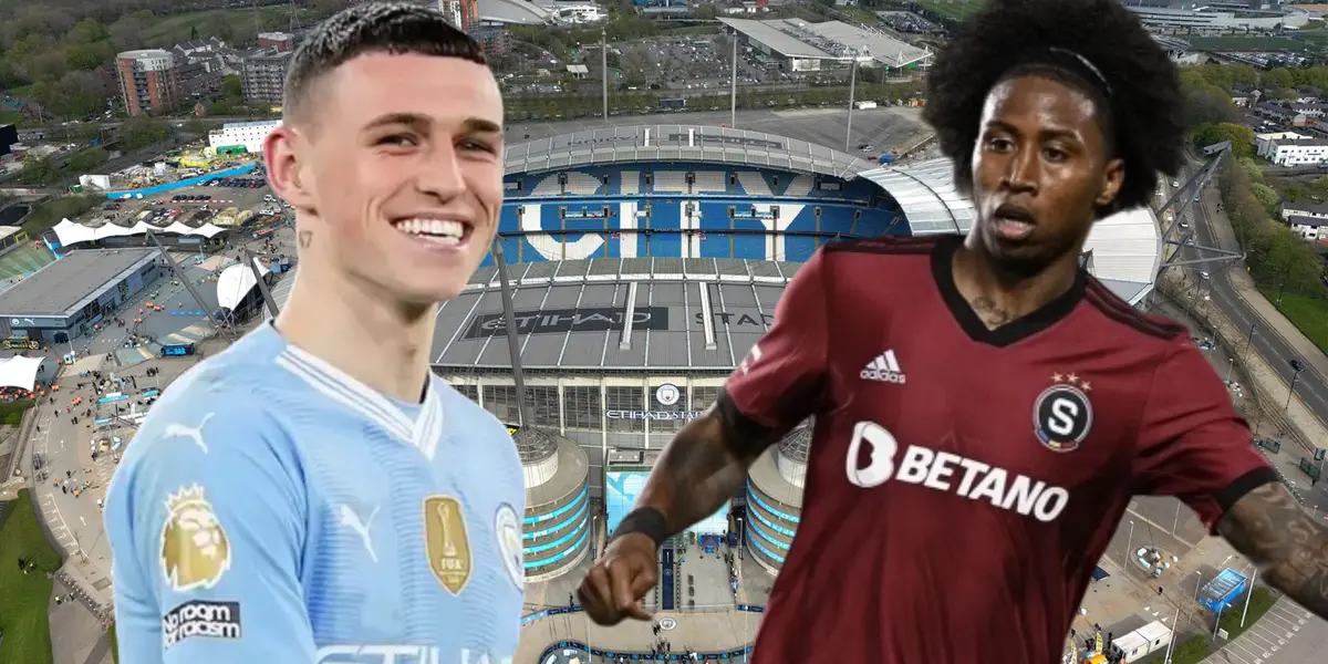 (VIDEO) Phil Foden se enfrentó a Angelo Preciado y así terminó en el Sparta Praga vs. Manchester City