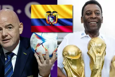 Por la sensible pérdida de Pelé, el presidente de la FIFA alista un gran homenaje que incluye a Ecuador