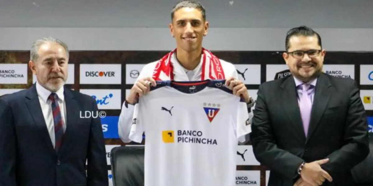 Santiago Scotto llegó como un todoterreno en Liga de Quito y aunque en los primeros partidos le costó actualmente ha demostrado ser uno de los líderes incluso ordenando la zaga de los albos