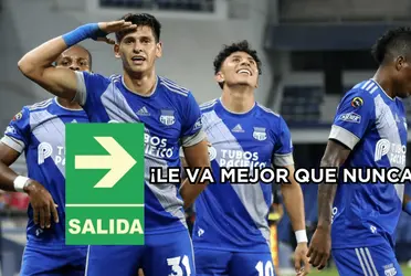 Se fue de Emelec y ahora le va mejor que nunca en otro equipo. 