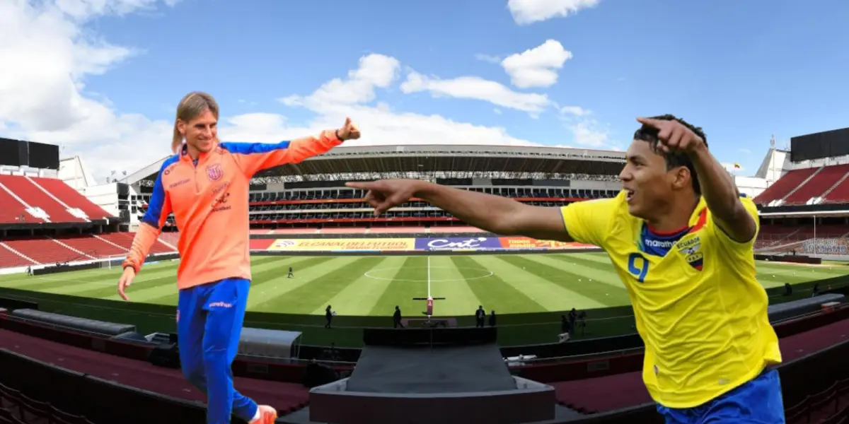 Sebastián Beccacece y Jefferson Montero / Foto de: El Futbolero Ecuador