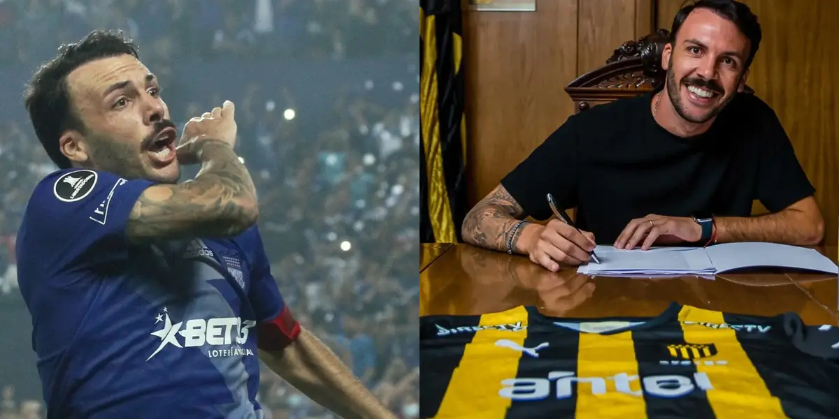 Sebastián Rodríguez era una de las figuras y referentes de Emelec pero ahora que está en Peñarol mira lo que dijo