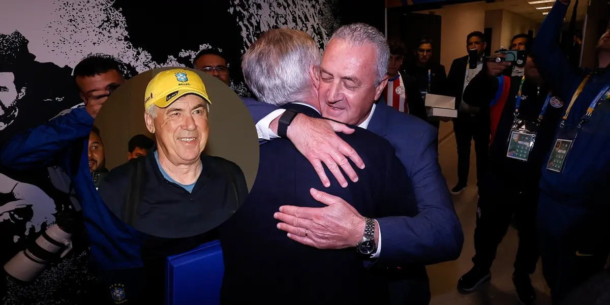 Selección Ecuador-Gustavo Alfaro-Carlo Ancelotti / Foto: TyC Sports