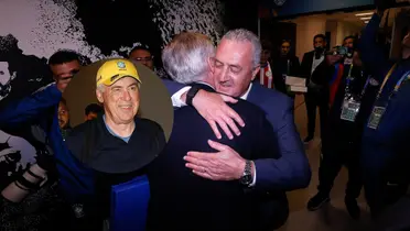 Selección Ecuador-Gustavo Alfaro-Carlo Ancelotti / Foto: TyC Sports