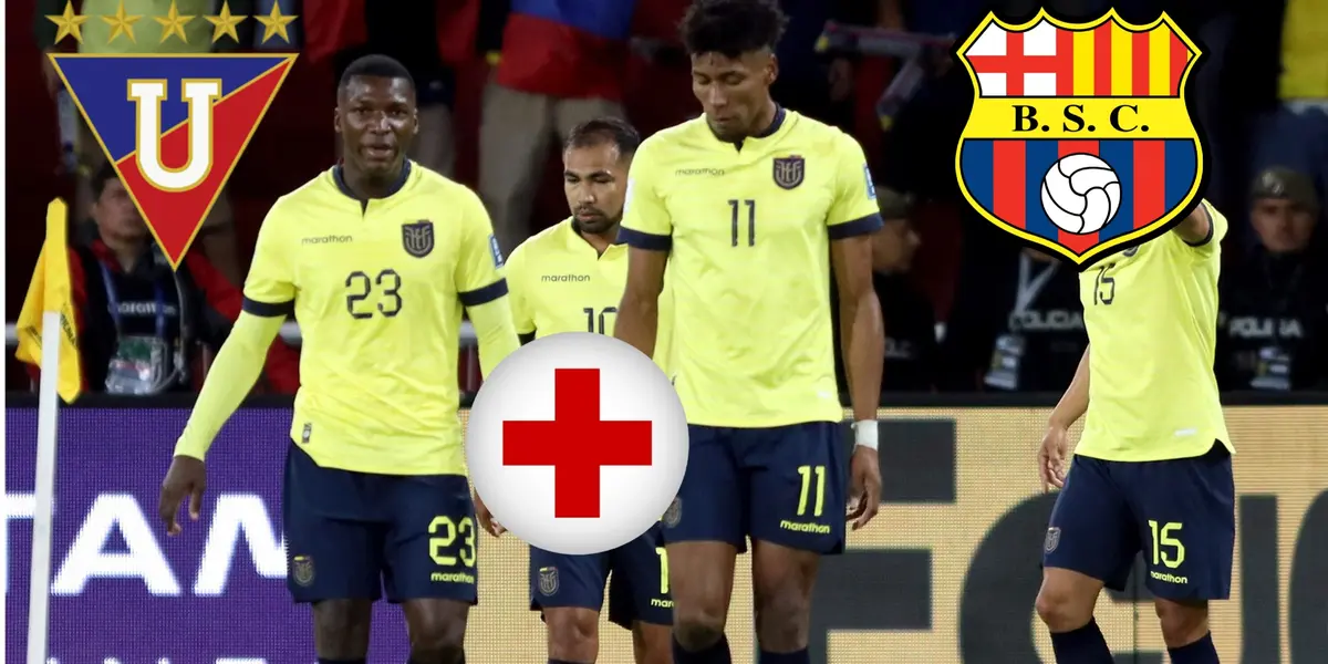 Selección Ecuador, Liga de Quito y Barcelona SC: Foto de: El Futbolero Ecuador