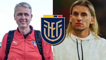 Selección Ecuatoriana-Sebastián Beccacece-Tiago Nunes / Foto: Infobae