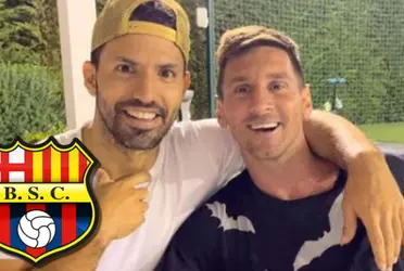 Sergio Agüero ha dado que hablar nuevamente porque no jugará con Barcelona SC y parece que le importa poco