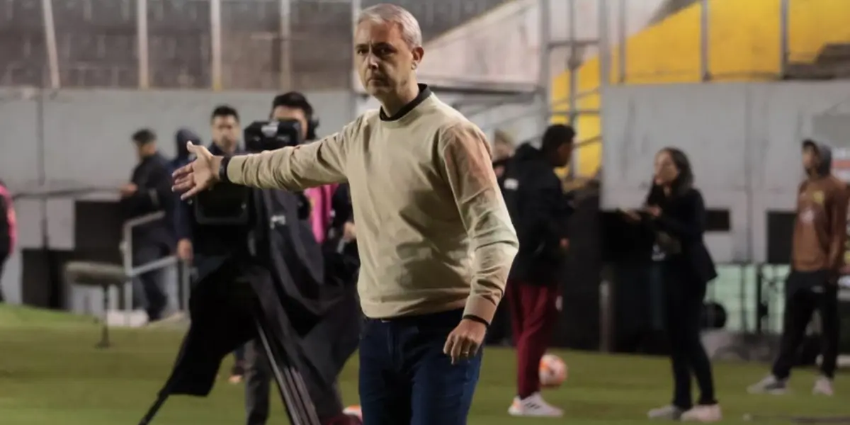 Le ganó a Barcelona SC y ahora el mensaje de Tiago Nunes a la hinchada de Liga de Quito 