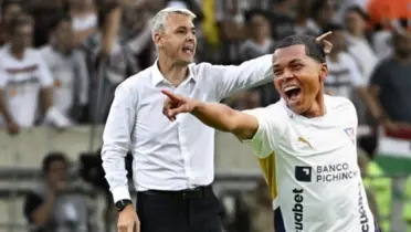 Tiago Nunes y Bryan Ramírez 