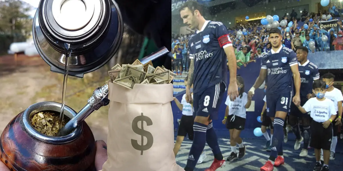 Un jugador que ahora está en Emelec tuvo un inicio distinto y para ganarse la vida vendía mate a otros jugadores