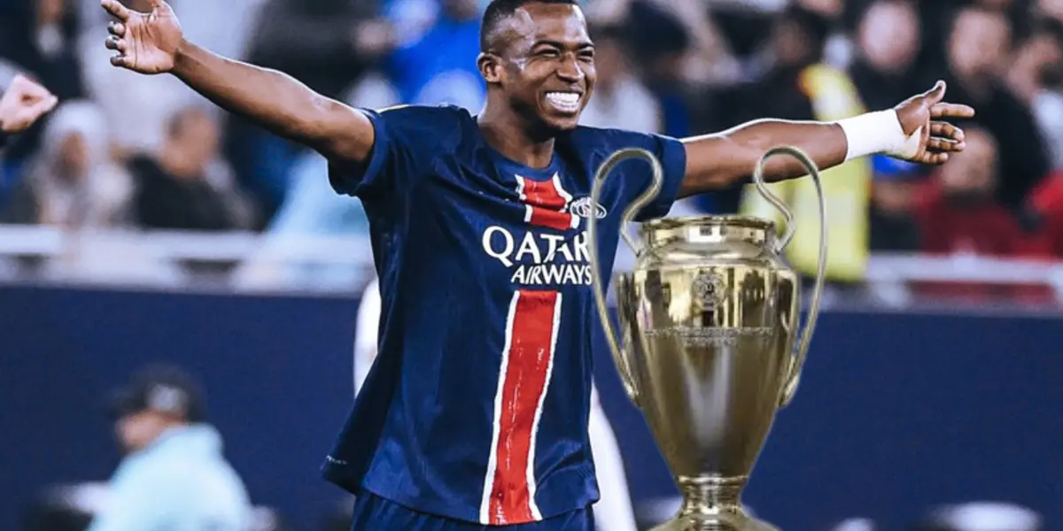  Así festejo William Pacho el ser campeón de la Champions League 