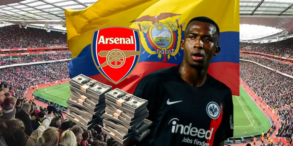 Quieren vestir de Gunner al ecuatoriano, oferta millonaria de Arsenal para llevarse a William Pacho