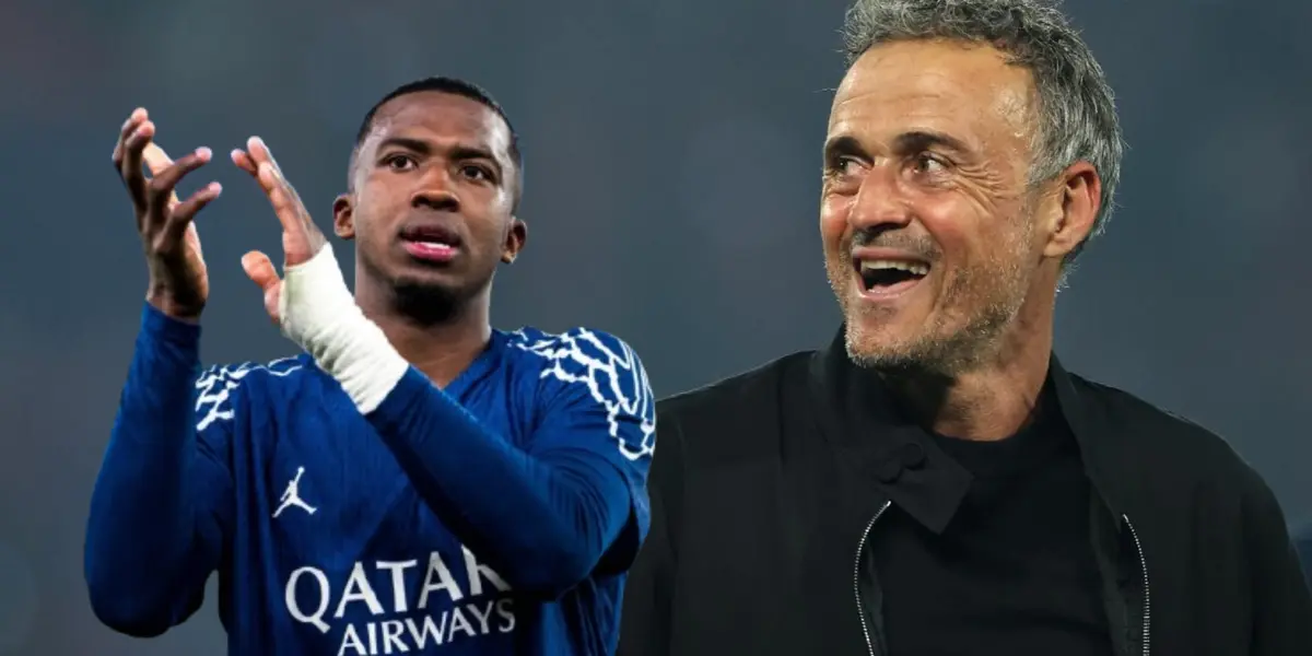 William Pacho y Luis Enrique 