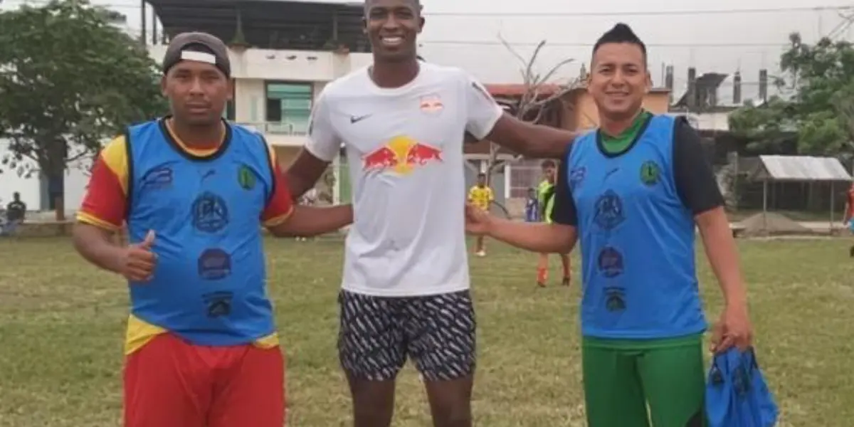 Willian Pachi durante una visita a Quinindé / Foto tomada de: API 